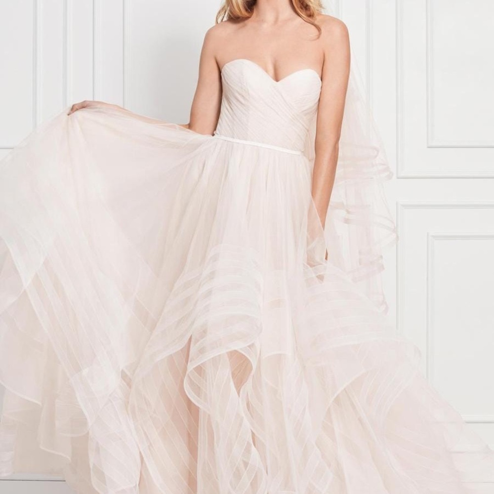 Wtoo Strapless White Wedding Gown